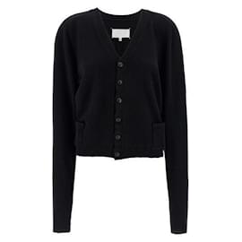 Wollstrickjacke mit V-Ausschnitt - Maison Martin Margiela