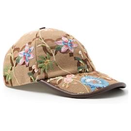 Kappe mit Blumenstickerei - Gucci
