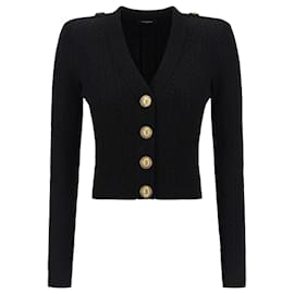 Strickjacke mit Zopfmuster - Balmain