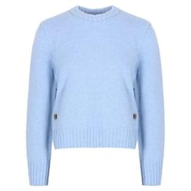 Schwerer Wollpullover mit Messingknöpfen - Bottega Veneta