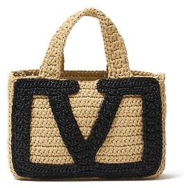 Valentino Piccola borsa shopping Viva Superstar in rafia