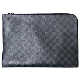 Louis Vuitton Clutch Graphite GM