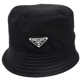 Prada Re-Nylon Bucket Hat Schwarz