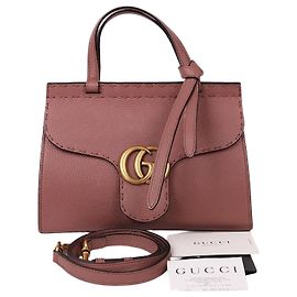 Gucci Borsa a mano e a tracolla Marmont Indie Pink Piccola