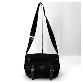 Bolso bandolera de nylon con logotipo triangular - Prada