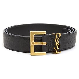 Saint Laurent Cintura Monogram da uomo
