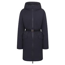 Burberry Casaco de nylon de comprimento médio com capuz