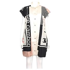 Chanel Chaqueta sin mangas de seda