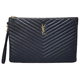 Clutch Monogram Matelassé Large - Saint Laurent