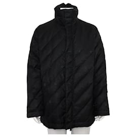 Men's Down Jacket with FF Logo in Black - Fendi