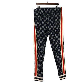 Gucci Navy Jacquard Jogger Trainingshose für Herren
