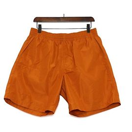 Louis Vuitton Pantaloncini da bagno in nylon con monogramma arancione Shorts da uomo