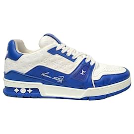 Louis Vuitton Sneakers Trainer Monogram LV blu