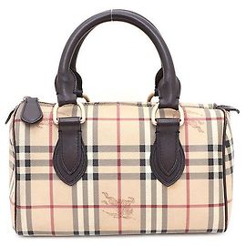 Burberry PVC Nova Check Tote Bag