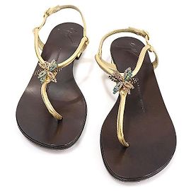 Giuseppe Zanotti Sandali da donna ROCK con cinturini in cristalli multicolore