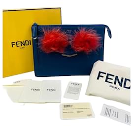 Fendi Mini pochette crossbody in agnello