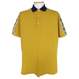 Gucci Poloshirt aus Baumwolle mit GG-Streifendetail