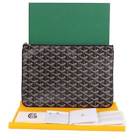 Goyard Clutch Victuor Black Sena MM