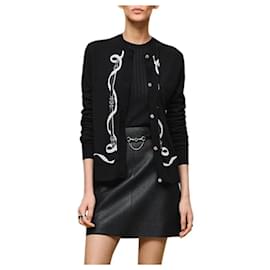 Langarmstrickjacke für Damen Strick Noir - Hermès