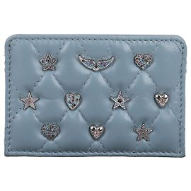Zadig & Voltaire Portacarte ZV Pass Charm Blue