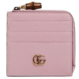 Gucci Tarjetero doble de bambú