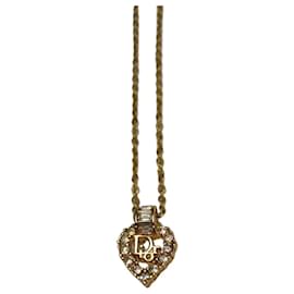Anello Logo Cuore e Collana con Pietra (Collana Premium) - Dior