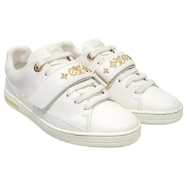 Monogram White Gold Velcro Front Row - Louis Vuitton