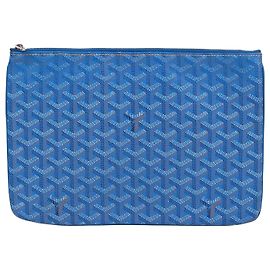 Goyard Clutch da uomo Victwar Blue Sena MM