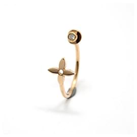 Orecchini a cerchio Edil Blossom in oro rosa e diamanti - Louis Vuitton
