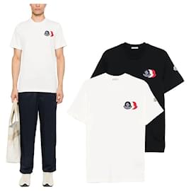 T-Shirt mit besticktem Logo - Moncler