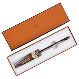 Chouette Owl Bag Charm Gold/Lilac - Hermès
