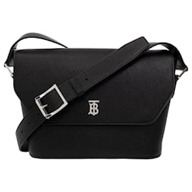 Burberry Piccola borsa messenger in pelle chiara