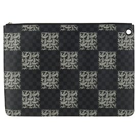 Louis Vuitton Clutch Christopher Nemez Damier Graphite