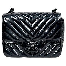 Chanel Petit Sac Chevron Negro