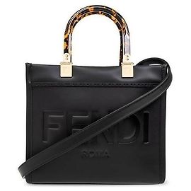 Fendi Piccola borsa shopper in pelle Sunshine ABVL