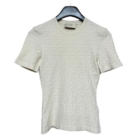 FF T-Shirt aus Viskose-Strick - Fendi