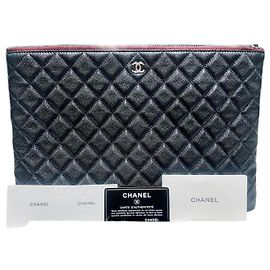Chanel Bolsa Clutch Classic Caviar No.