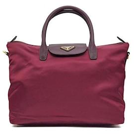 Prada Borsa Tote e Borsa a Spalla Tesuto Saffiano