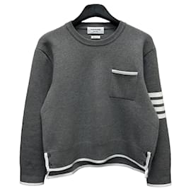 Diagonal gestreifter Strick - Thom Browne
