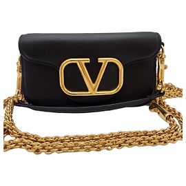 Valentino Borsa Tote e Borsa a Spalla Logo Small Nera