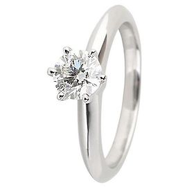 Tiffany & Co Tiffany Setting Diamant Verlobungsring Größe (Tiffany Zertifikat)