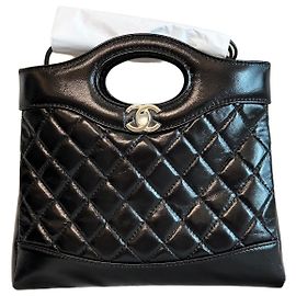 Chanel Bag New Mini Internal Chip Crossbody Black Gold