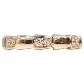 Anello Serpenti Viper in oro rosa e diamanti - Bulgari