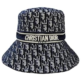 Oblique Bestickter Bucket Hat - Dior