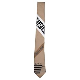 Fendi ff FF Silk Monogram Tie