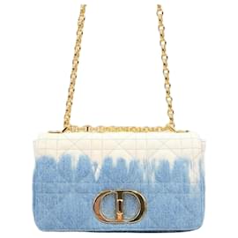 Borsa a Spalla Denim Caro Medium Chain - Dior