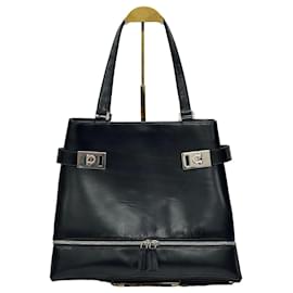 Salvatore Ferragamo Bolso de mano de piel Gancini