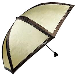 Regenschirm mit Goldrand - Fendi