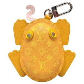 Louis Vuitton Yellow Monogram LV Frog Bag Charm Keyring