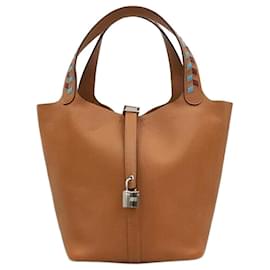 Picotin Clemence Camel Gold - Hermès